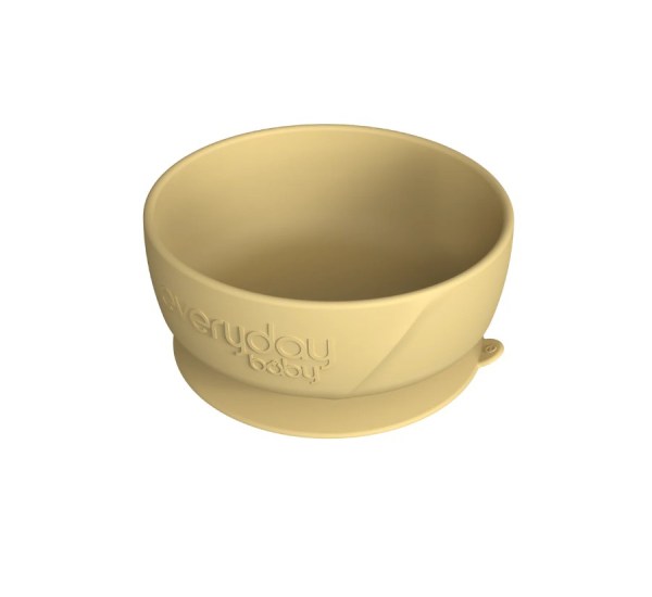 Everyday baby silikonska prianjajuća posuda, žuta